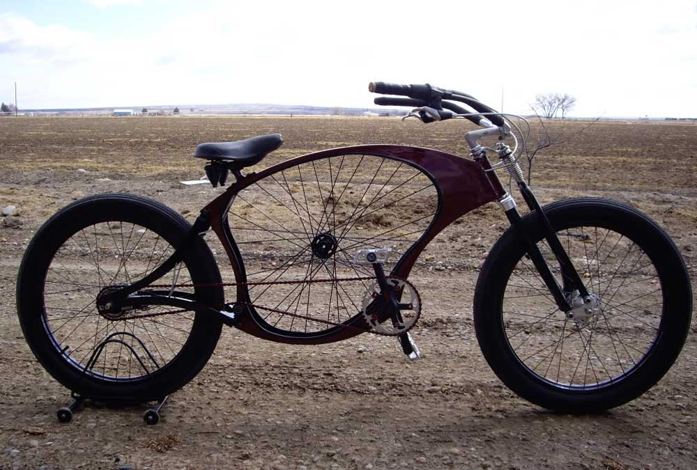 Monark Springer  Bike Bicycle Fork w/Disc Brake Adapter Black w/Black Parts 