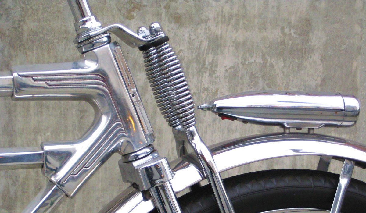 NEW Monark Type II Dual Springer Bicycle Bike Fork w/Black Springs & Parts 